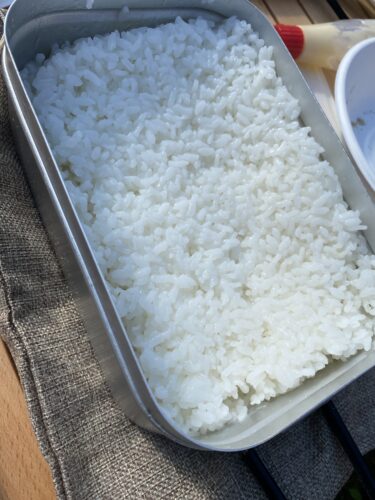 ラージメスティンで炊飯！ファミリーキャンプで美味しい白米を食らう！